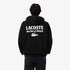 LACOSTE Multi Print Fleece Hoodie Mens Apparel
